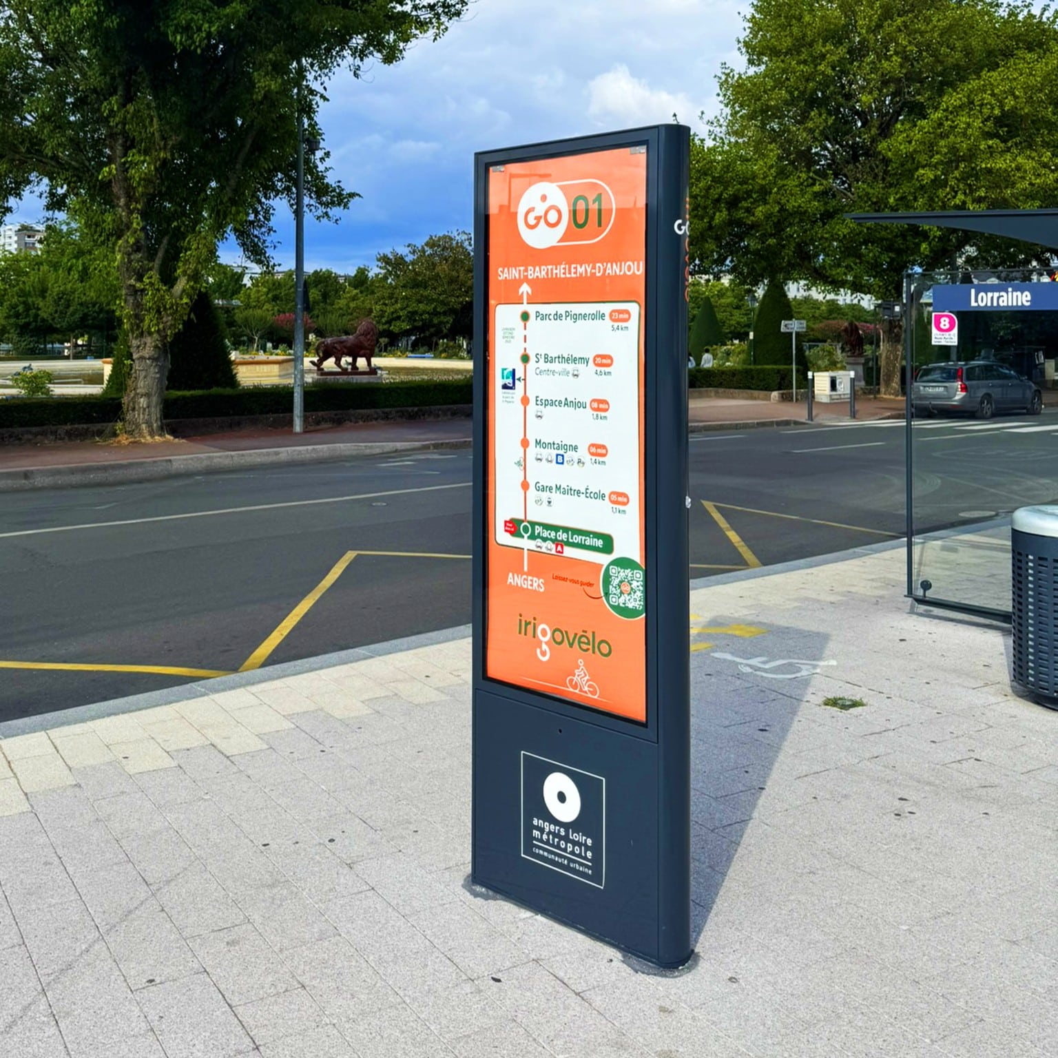 Irigovélo, la route vélo d&rsquo;Angers bien signalisée pour les cyclistes !