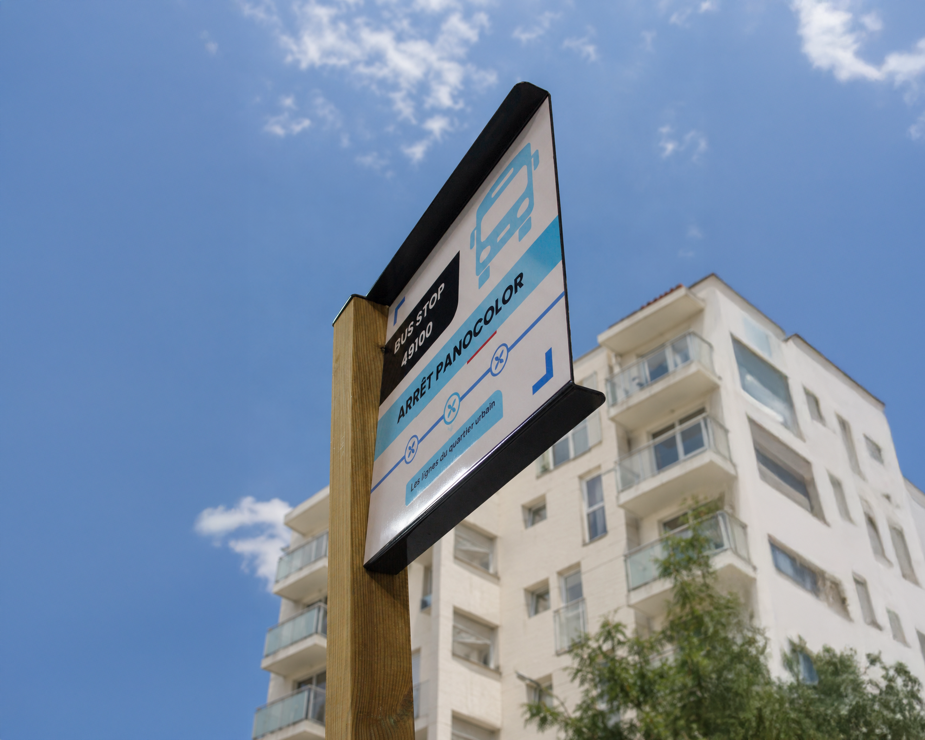 Adhésif signalétique