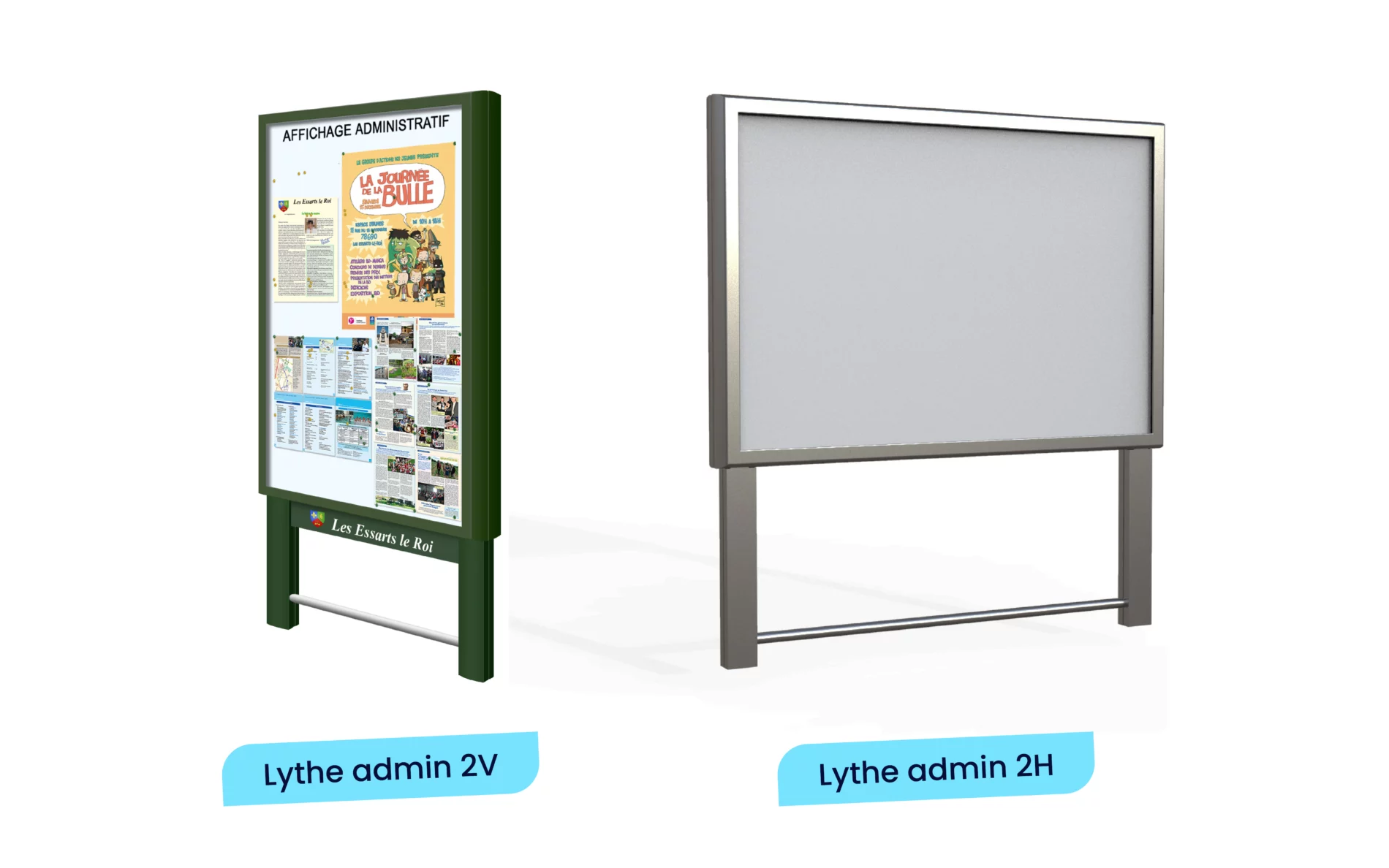 Visuel 3D vitrine administrative - Lythe admin 2H