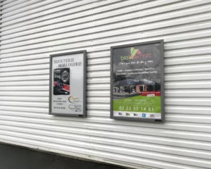 Exemple d'affichage mural - caisson R